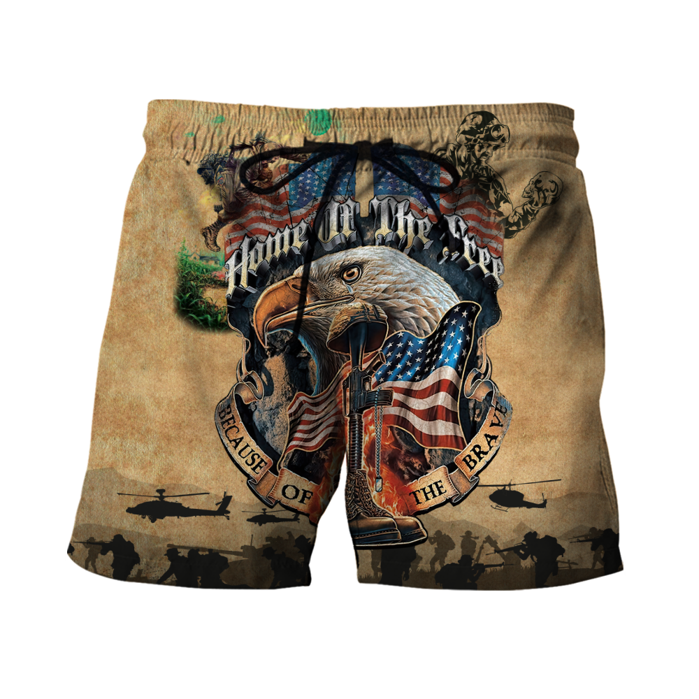 U.S Army veteran Home Free custom name design 3d print shirts