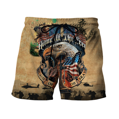 U.S Army veteran Home Free custom name design 3d print shirts