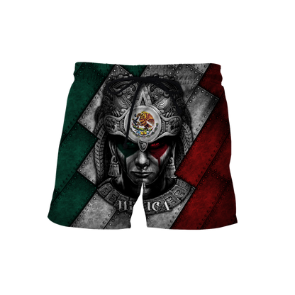 Aztec Warrior Mexico 3D All Over Printed Unisex Hoodies