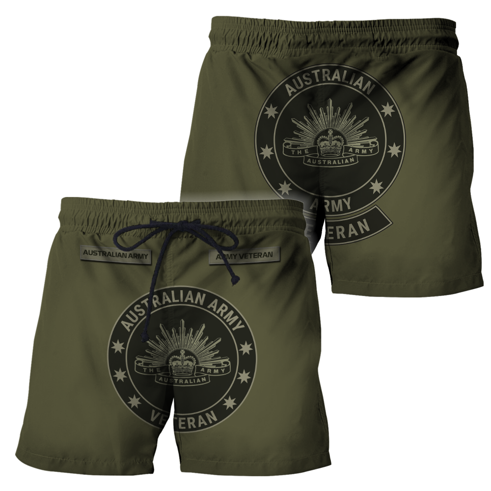 Personalized Australian Army Veteran 3D All Over Printed Unisex Hoodie