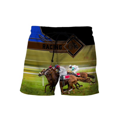 Horse Racing 3D All Over Printed Unisex Shirts