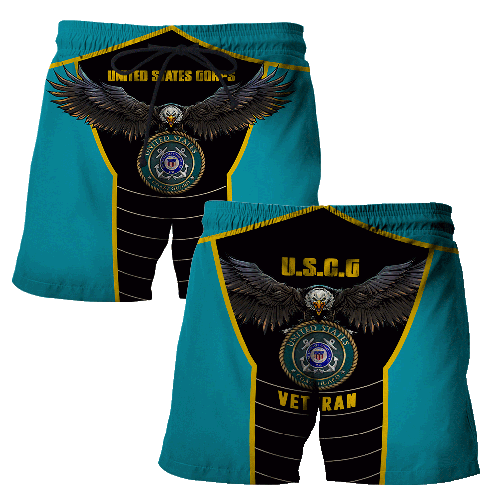 U.S Coast Guard veteran Eagle Pride design 3d print shirts VP21012103