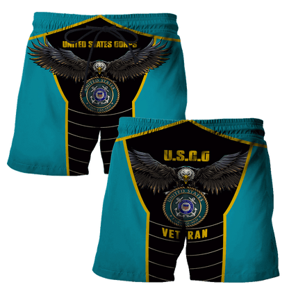 U.S Coast Guard veteran Eagle Pride design 3d print shirts VP21012103