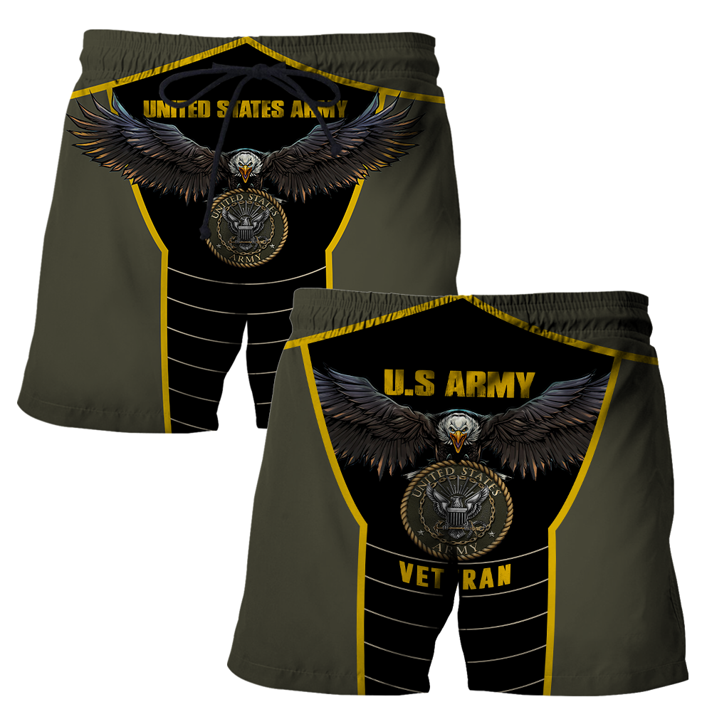 U.S Army veteran Eagle Pride design 3d print shirts VP20012101