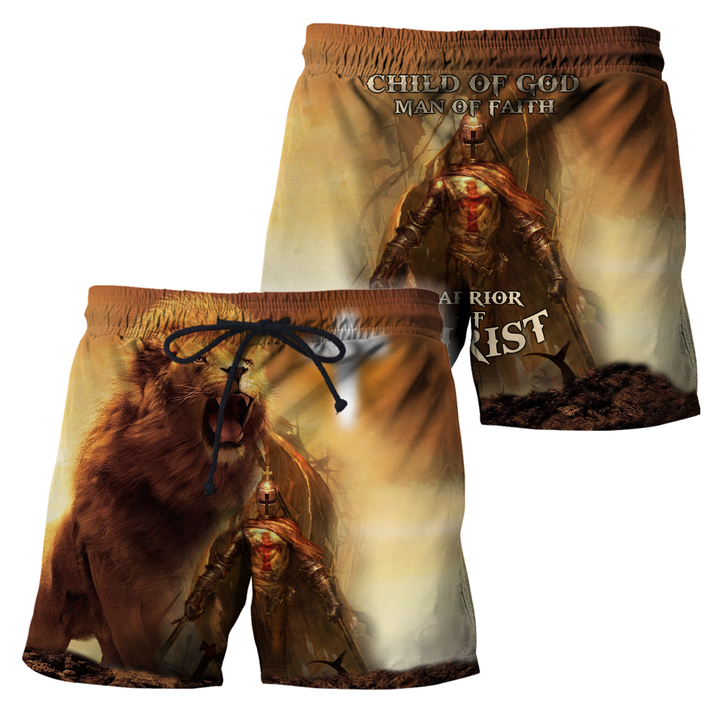Lion Jesus Knight Templar 3D All Over Printed Shirts