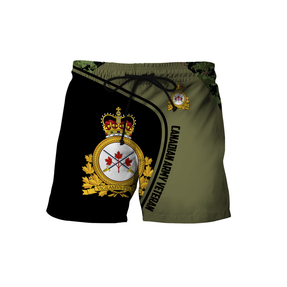Personalized Name XT Canadian Army Veteran 3D All Over Printed Shirts DA13032107