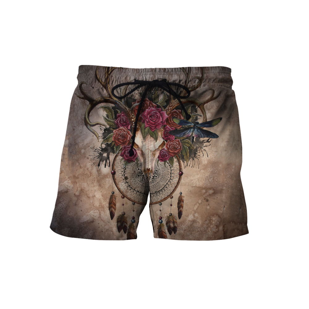 Deer Native American Culture 3D All Over Printed Unisex Shirts