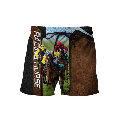 Racing Horse 3D All Over Printed Unisex Shirts