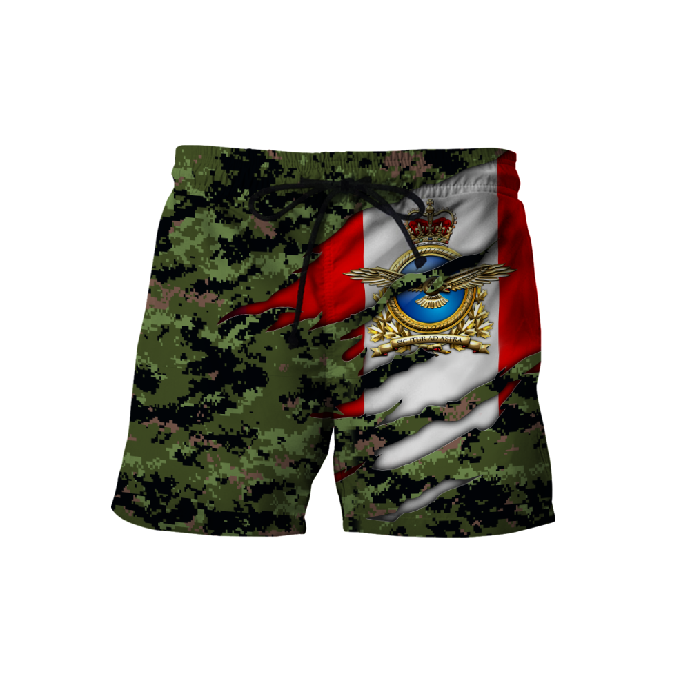 Canadian Air Force Veteran 3D All Over Printed Shirts PD10032102