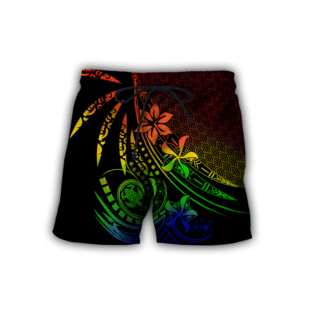 Amazing Polynesian Tattoo And Frangipani Flower Unisex Deluxe Hoodie ML