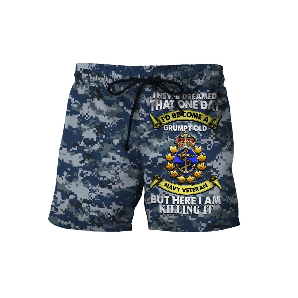 Canadian Navy Veteran 3D Printed Shirts MH15032103
