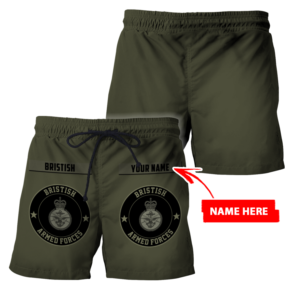 Personalized Name XT 3D Printed Bristish Veteran Shirts PD02042102
