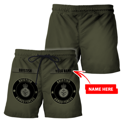 Personalized Name XT 3D Printed Bristish Veteran Shirts PD02042102