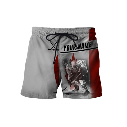 3D All Over Printed Hockey Canada Unisex Shirts SN03032105 Custom Name XT