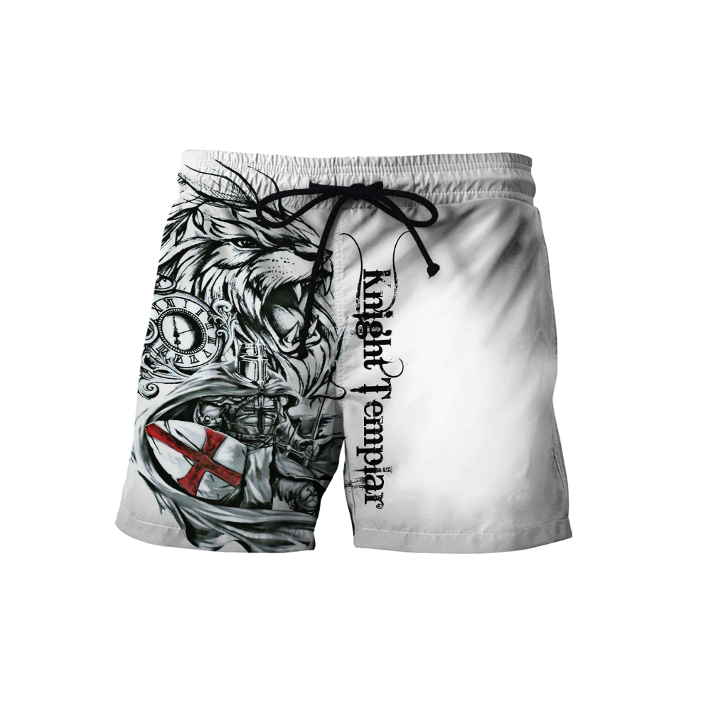 Premium Lion Knight Templar All Over Printed Shirts For Men And Women MEI