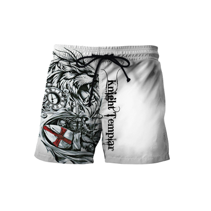 Premium Lion Knight Templar All Over Printed Shirts For Men And Women MEI