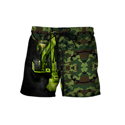 Customized Name Excavator 3D All Over Printed Unisex Shirt
