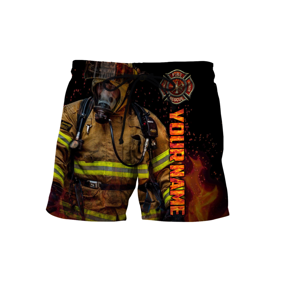 3D All Over Printed Firefighter  Unisex Shirts Custom Name XT