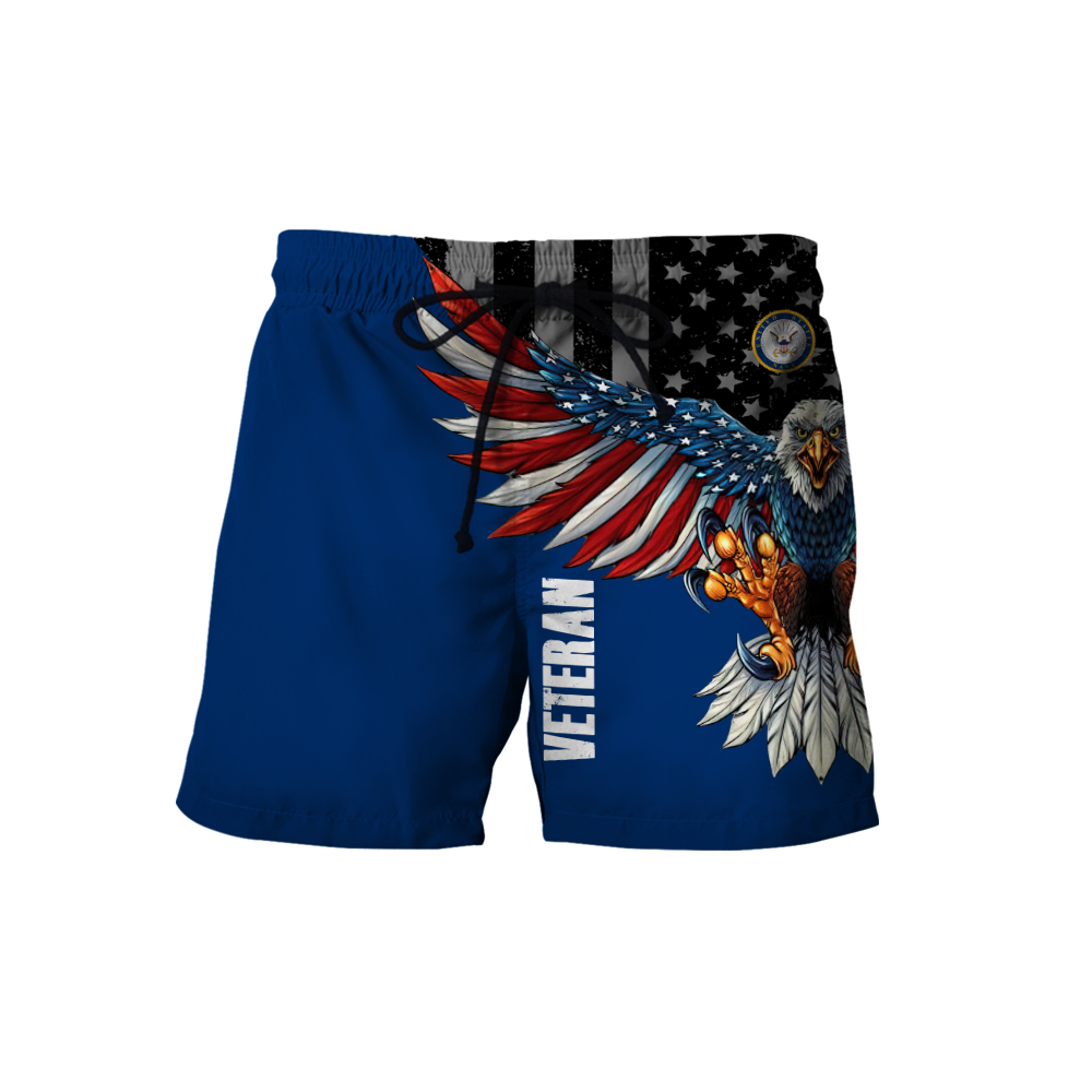 Custom name US Navy Veteran Eagle 3d printed shirts Proud Military MH200521032