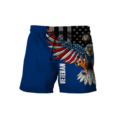 Custom name US Navy Veteran Eagle 3d printed shirts Proud Military MH200521032