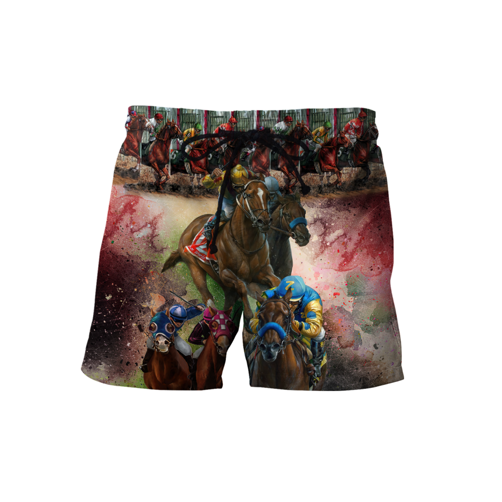 Racing Horse 3D All Over Printed Unisex Shirts
