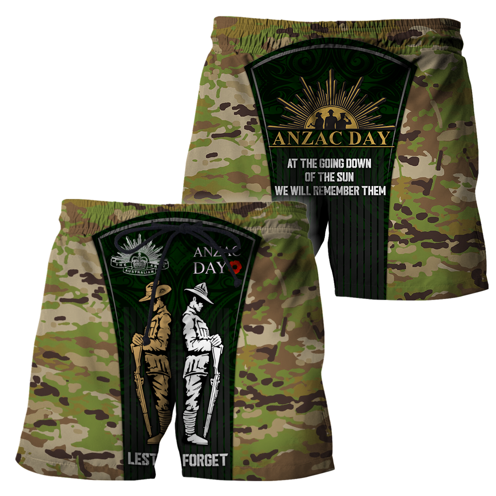 Lest We Forget Anzac Day 3D All Over Printed Unisex Shirts