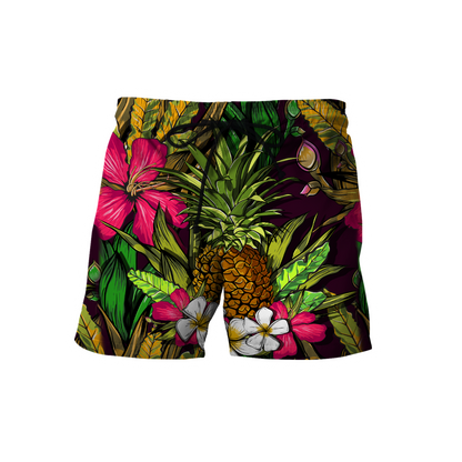 Amazing Polynesian Pineapple Hawaiian Style Unisex Deluxe Hoodie ML