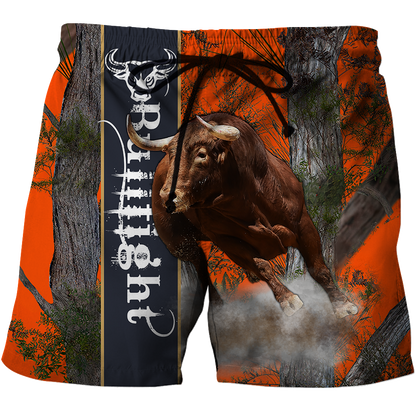 Bullfight Persionalized Your Name 3D All Over Printed Shirts