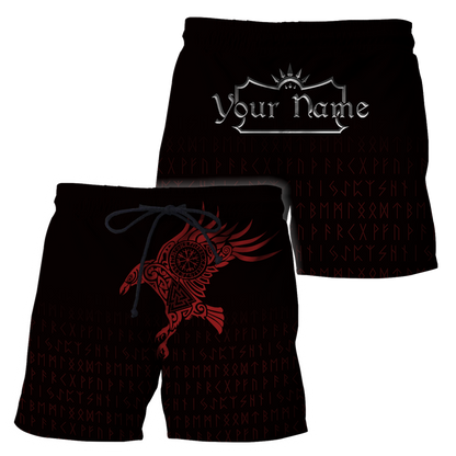 Customize Name Raven Viking Hoodie For Men And Women DQB10062102