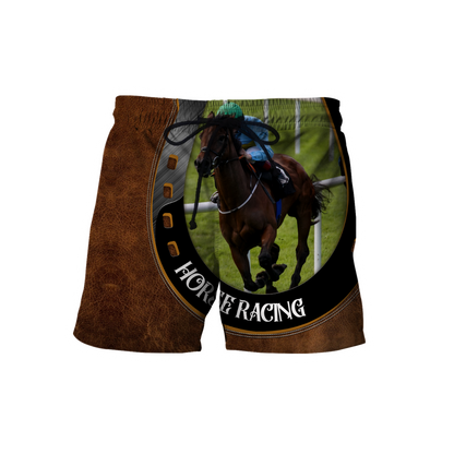 Horse Racing 3D All Over Printed Unisex Shirts
