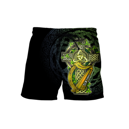 Customize Name Celtic Cross And Harp Hoodie For Men And Women MH04022102