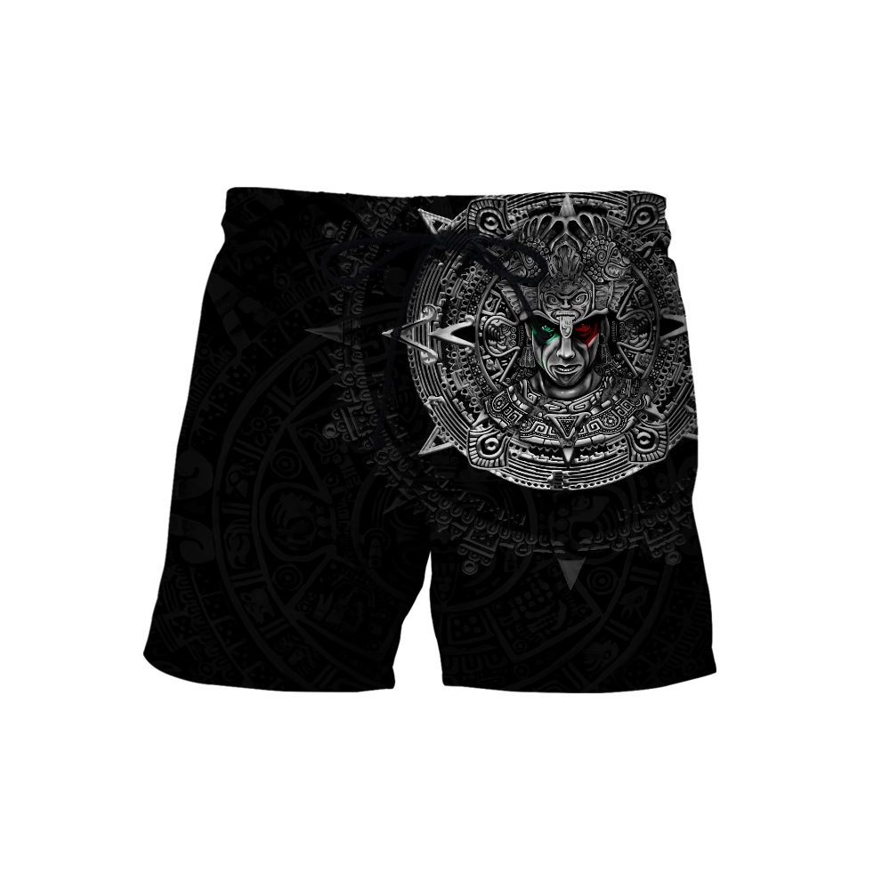 Mexico Aztec Warrior 3D All Over Printed Unisex Hoodie