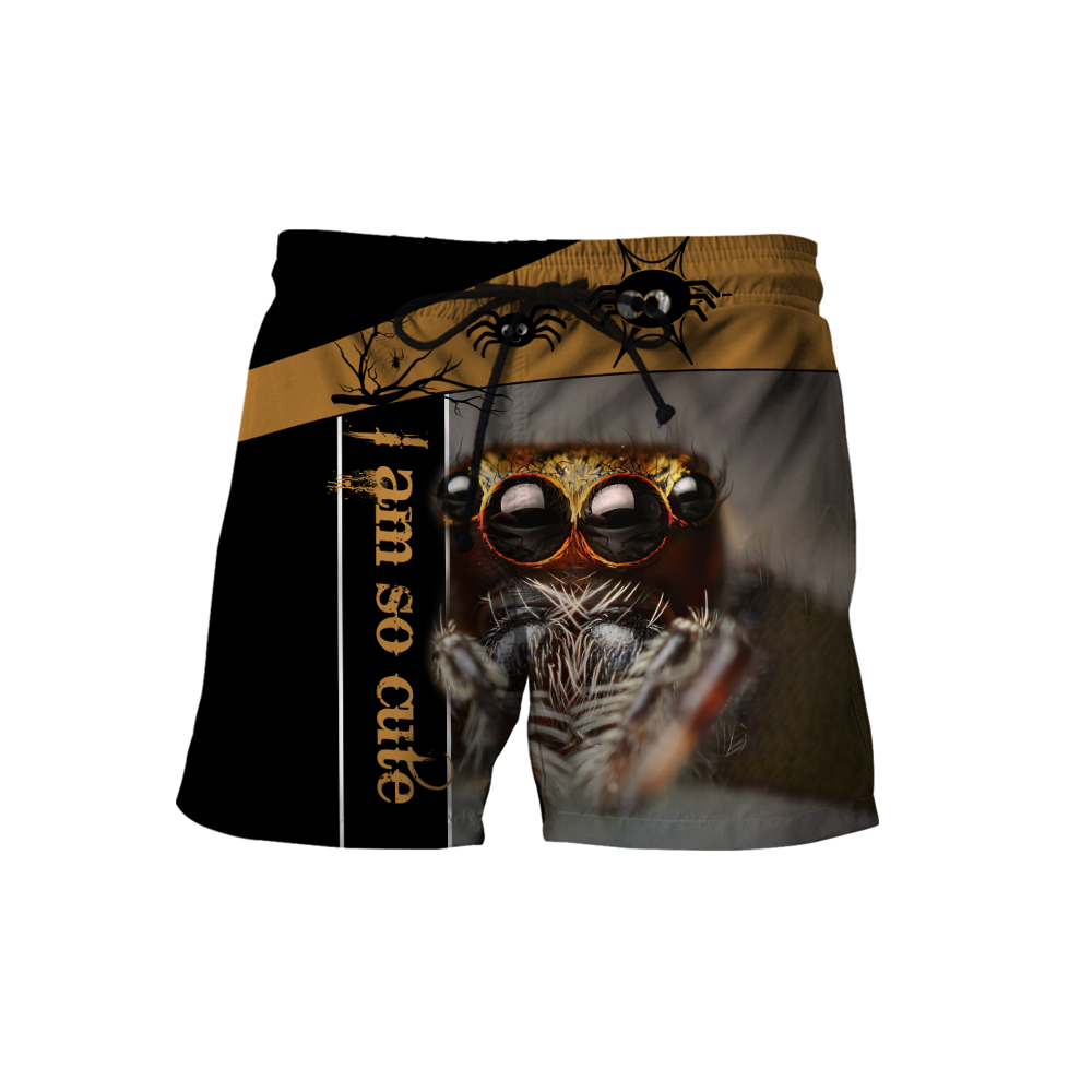 Spider Tarantula Cute 3D All Over Printed Premium Unisex Hoodie ML