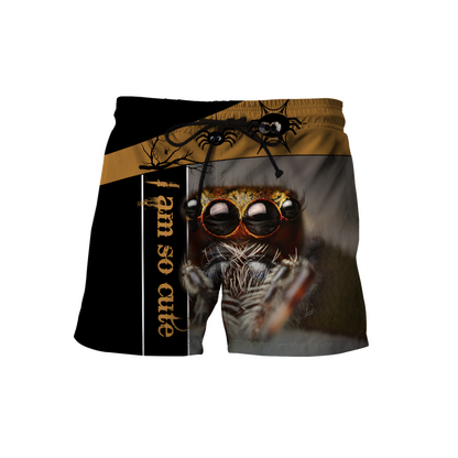 Spider Tarantula Cute 3D All Over Printed Premium Unisex Hoodie ML