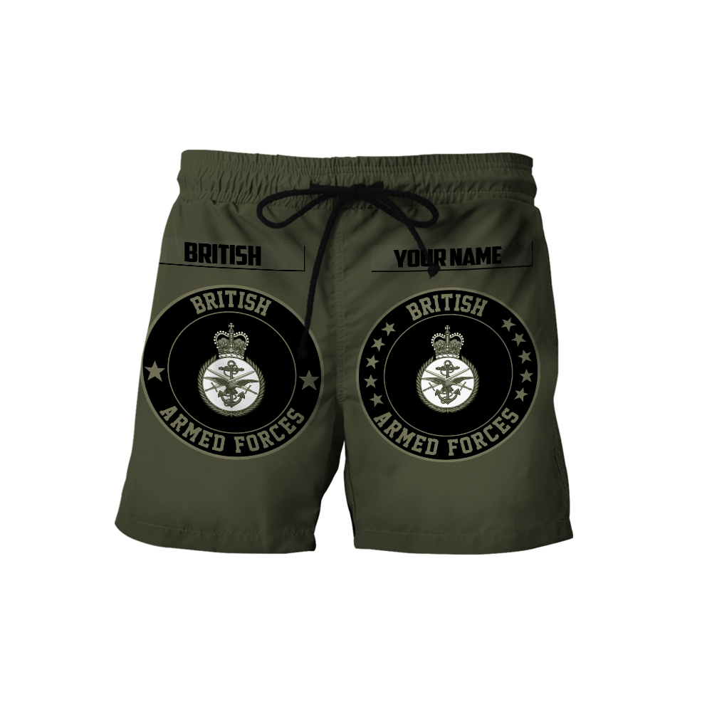 Custom Name XT British Armed Forces 3D Printed Shirts DA07042104