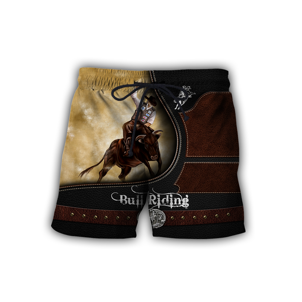 Personalized Name Bull Riding 3D All Over Printed Unisex Shirts Yellow Ver2