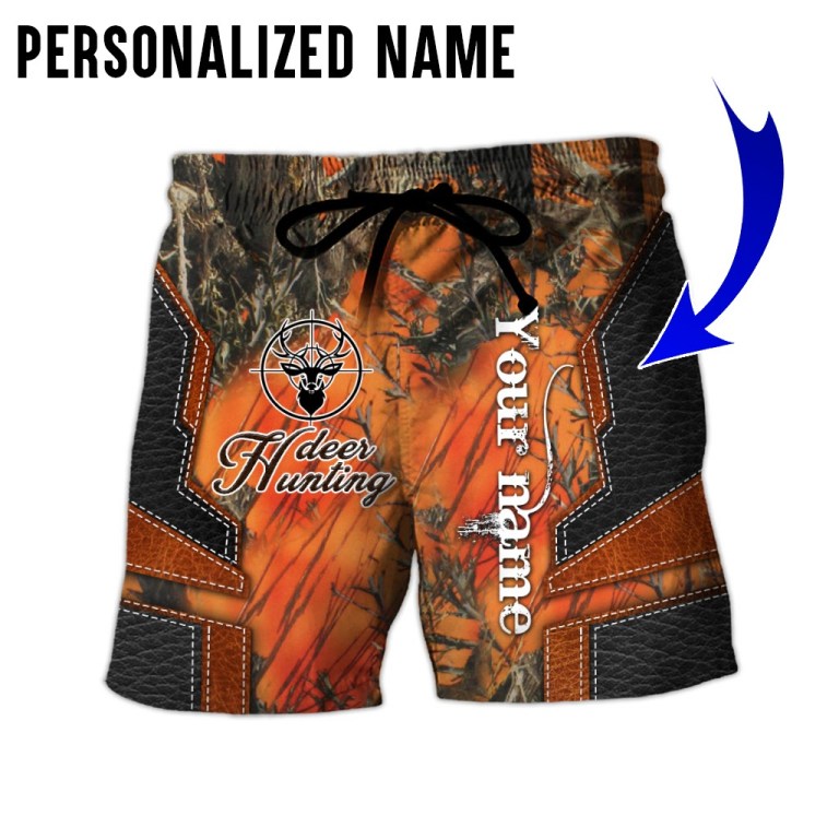 Premium Personalized Name Hunting 3D All Over Printed Unisex Shirts