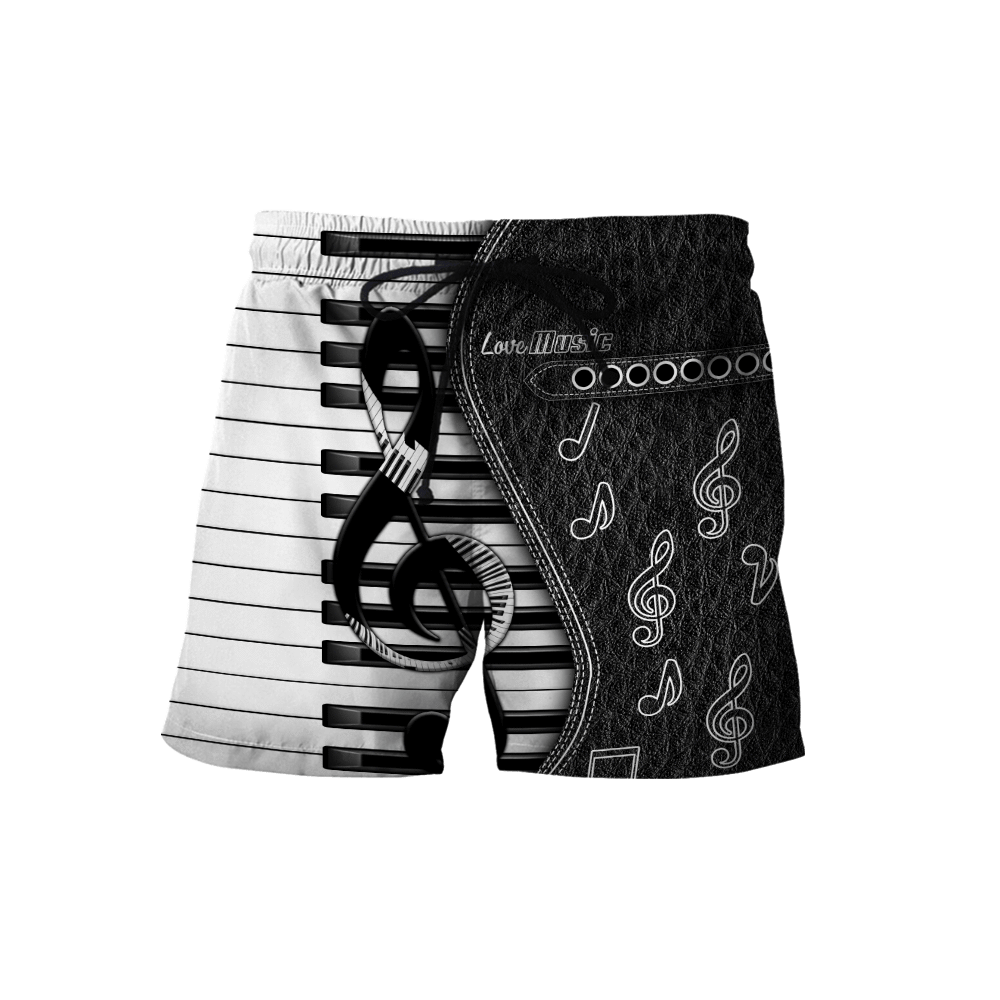 Piano Musical Instrument 3D All Over Printed Hoodie For Men And Women