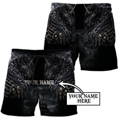 Customize Name Tattoo Skull Horse Hoodie For Men And Women NTN15032106