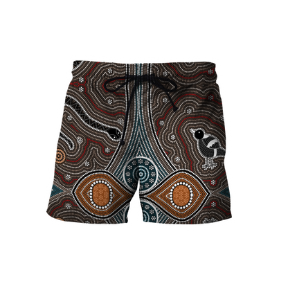 Custom name Proud to be aboriginal Totem Brown 3d printed shirts