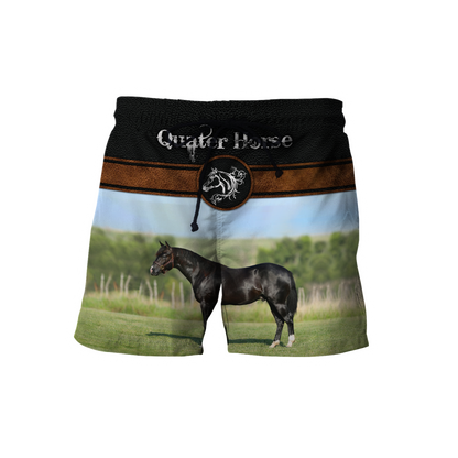 Personalized Name Quarter Horse Lovers 3D All Over Printed Unisex Shirts