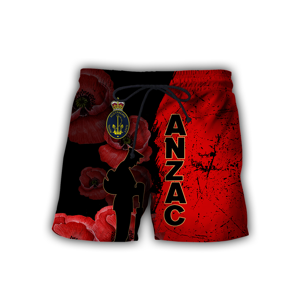 Royal Australian Navy Anzac Day 3D Printed Unisex Shirts TN NTN29032104
