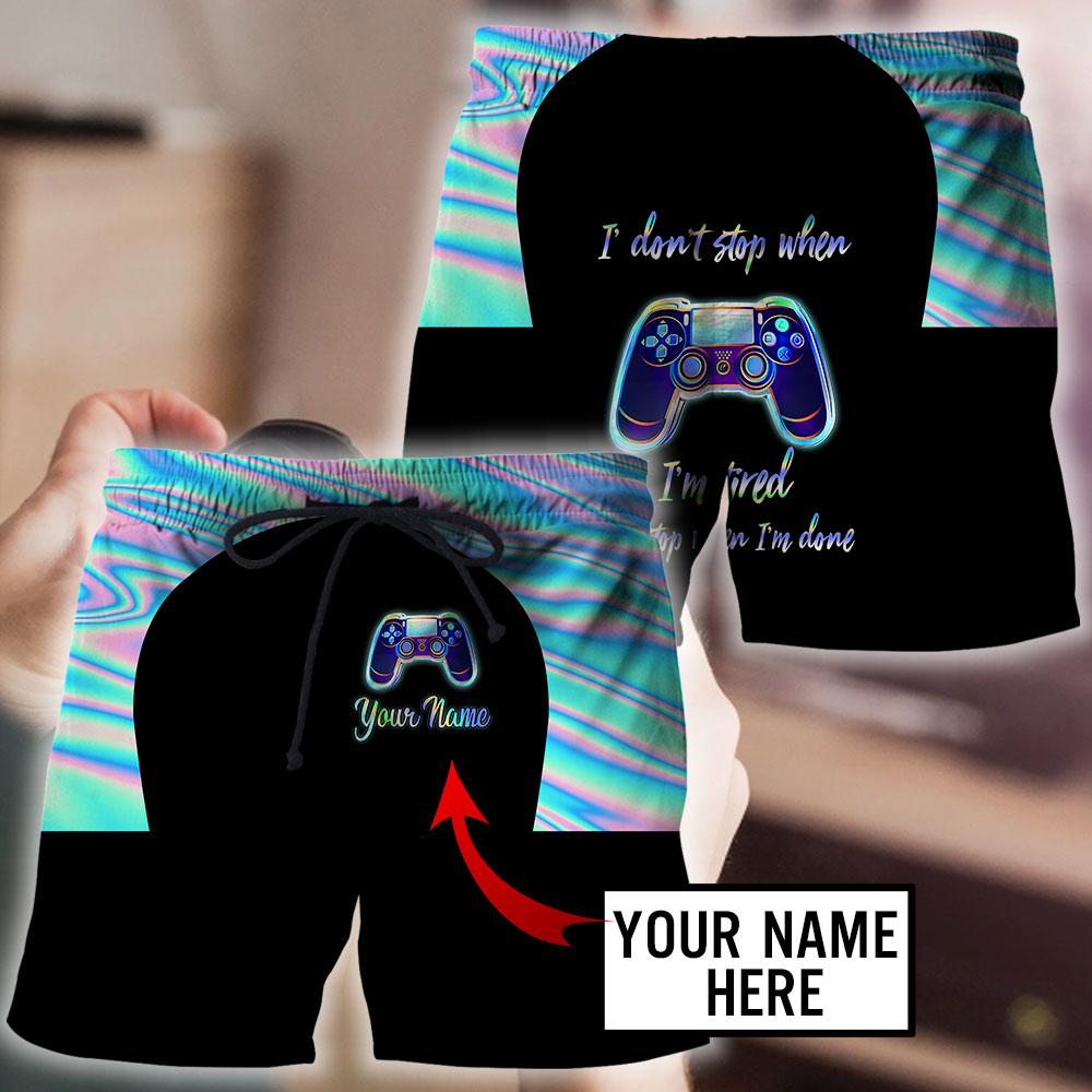 3D All Over Printed Game Lover  Unisex Shirts Custom Name XT NTN03022104