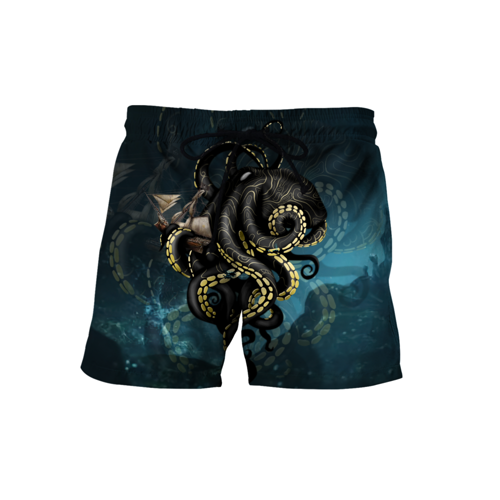 Premium Unisex Hoodie Kraken Octopus King of The Seven Seas ML