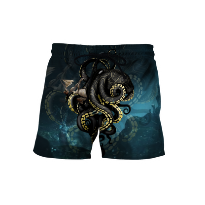 Premium Unisex Hoodie Kraken Octopus King of The Seven Seas ML