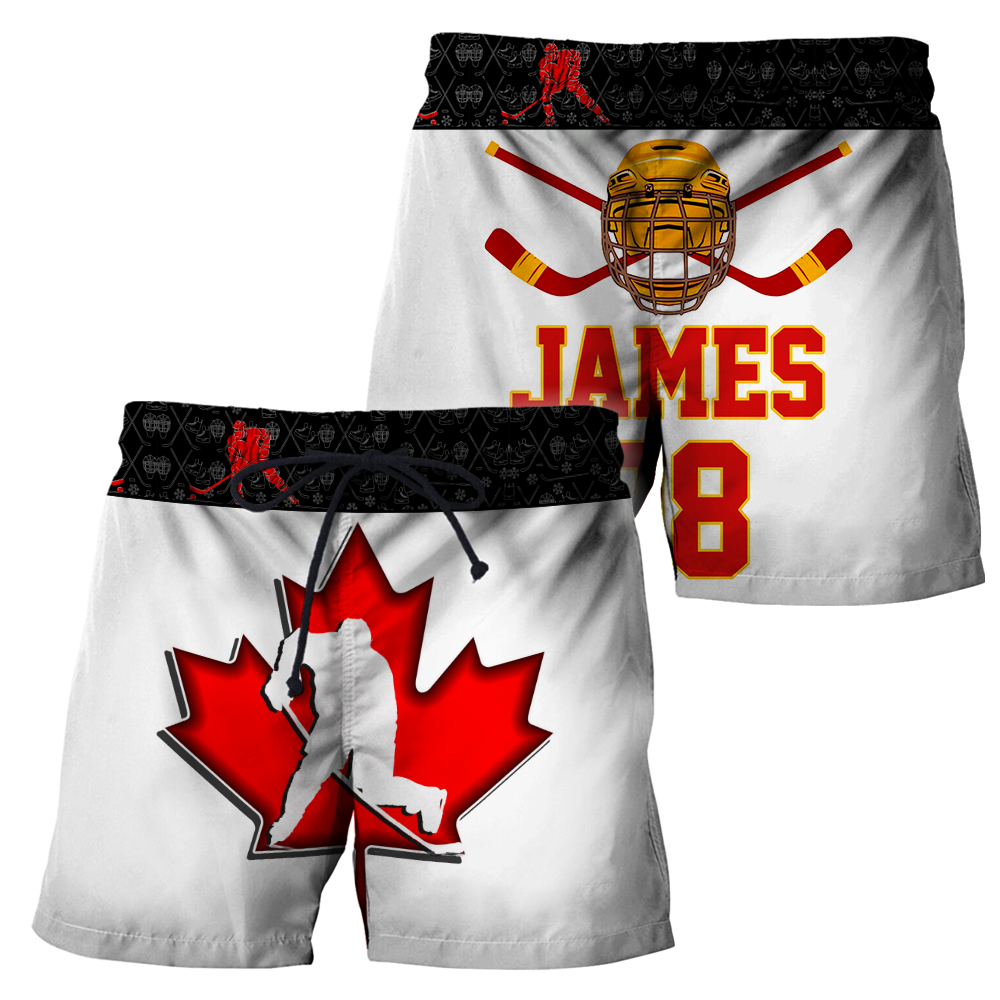 3D All Over Printed Hockey Canada Unisex Shirts Custom Name Custom number  XT