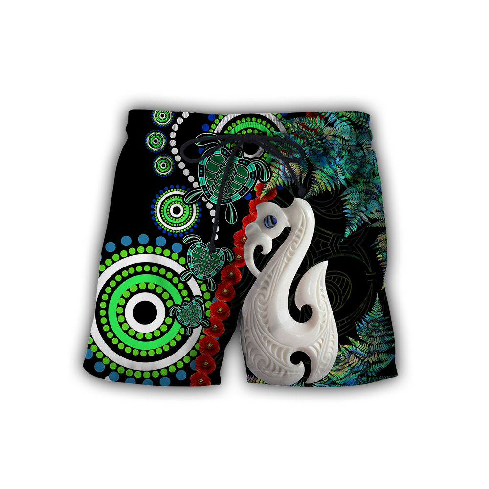 New Zealand Maori And Australia Aboriginal We Are Family 3D Printed Unisex Shirts TN