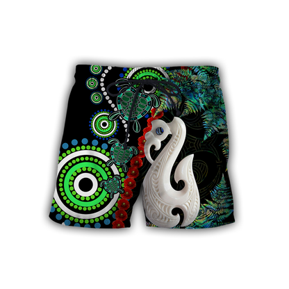 New Zealand Maori And Australia Aboriginal We Are Family 3D Printed Unisex Shirts TN