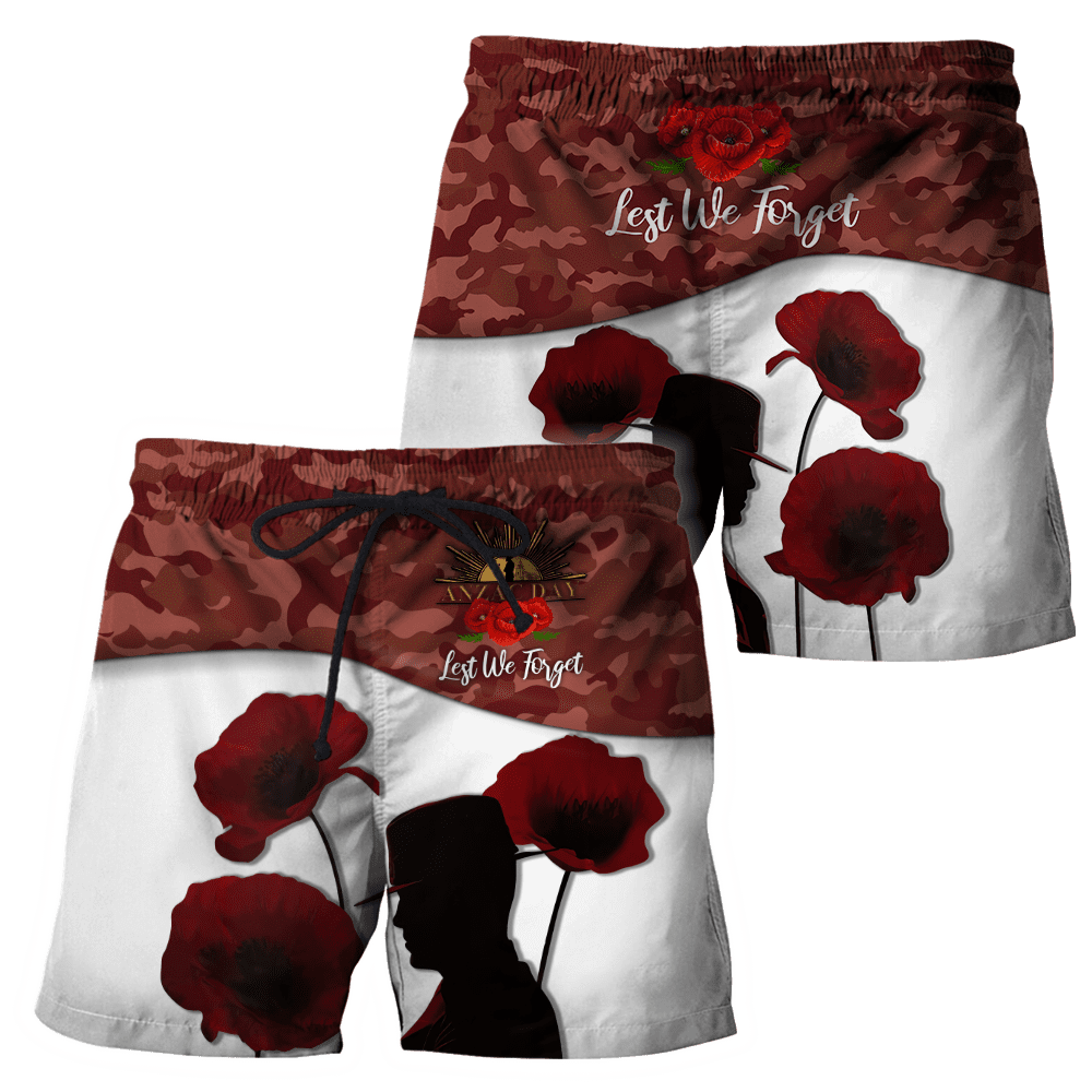 Premium Anzac Day Lest We Forget 3D Printed Unisex Shirts TN HHT06042104