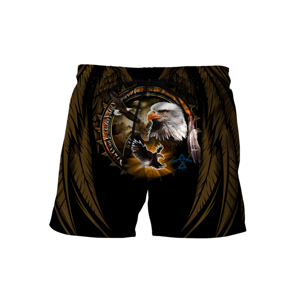 Eagle Native American 3D All Over Printed Unisex Shirts